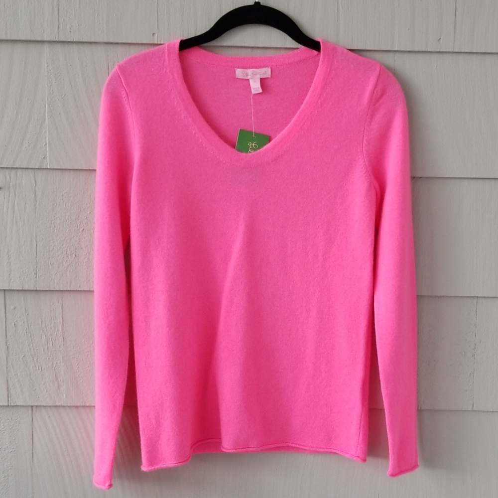 LILLY PULITZER  Diana Cashmere Pullover XS NWT